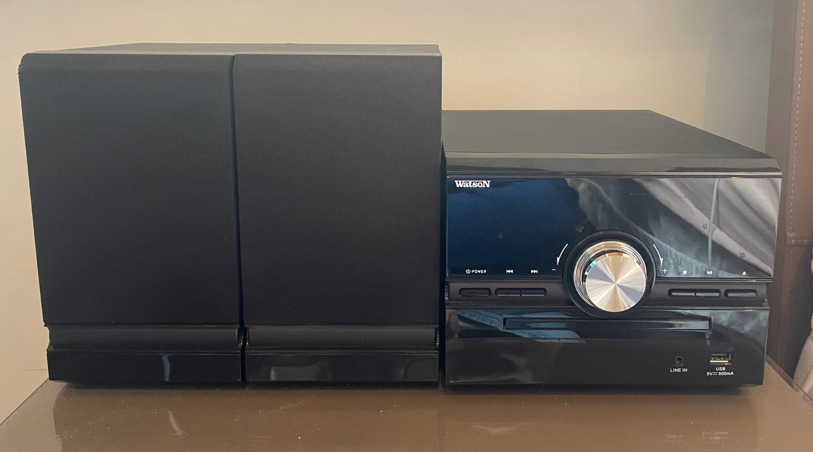 Watson radio/cd/usb met 2 boxen, TV, Hi-fi & Vidéo, Radios, Enlèvement, Utilisé, Radio