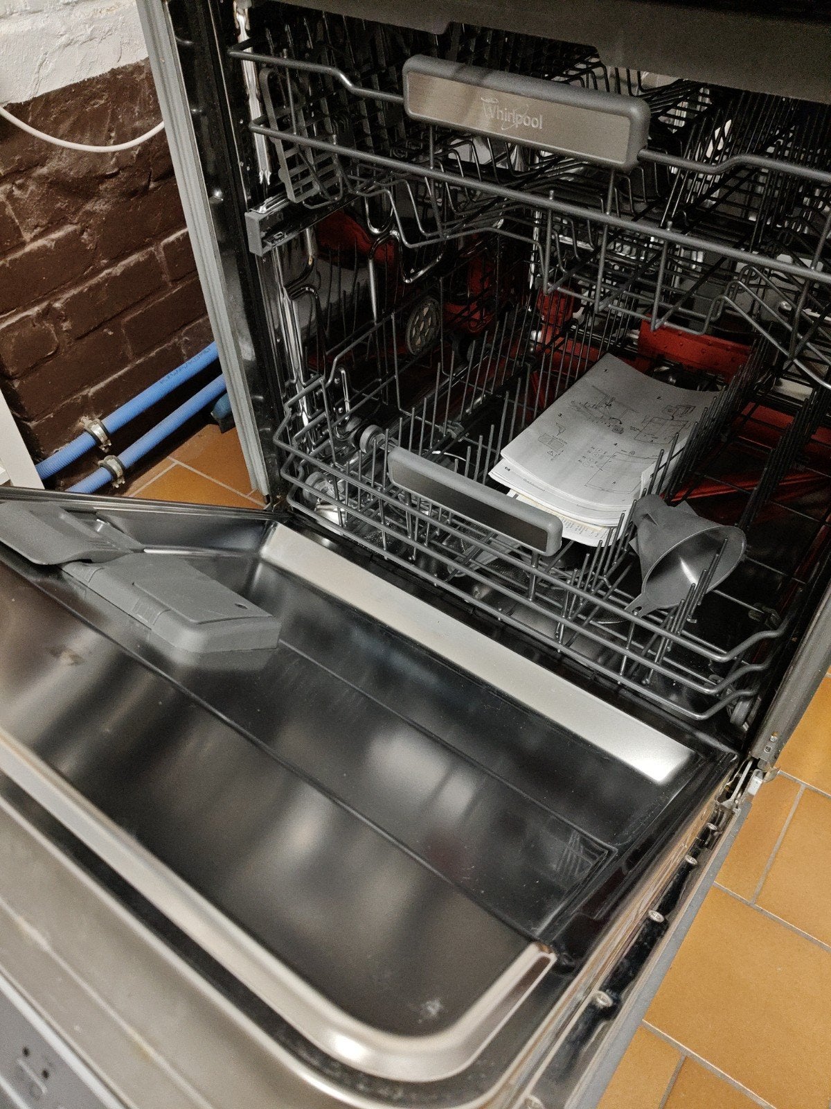 Afwasmachine Whirlpool 6th sense, Elektronische apparatuur, Vaatwasmachines, Zo goed als nieuw, Inbouw, 85 tot 90 cm, 45 tot 60 cm