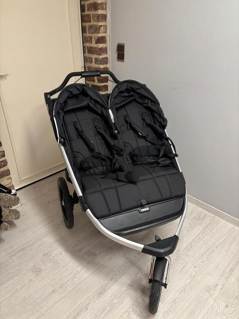 Dubbele buggy, Ophalen, Zo goed als nieuw, Kinderwagen of Buggy