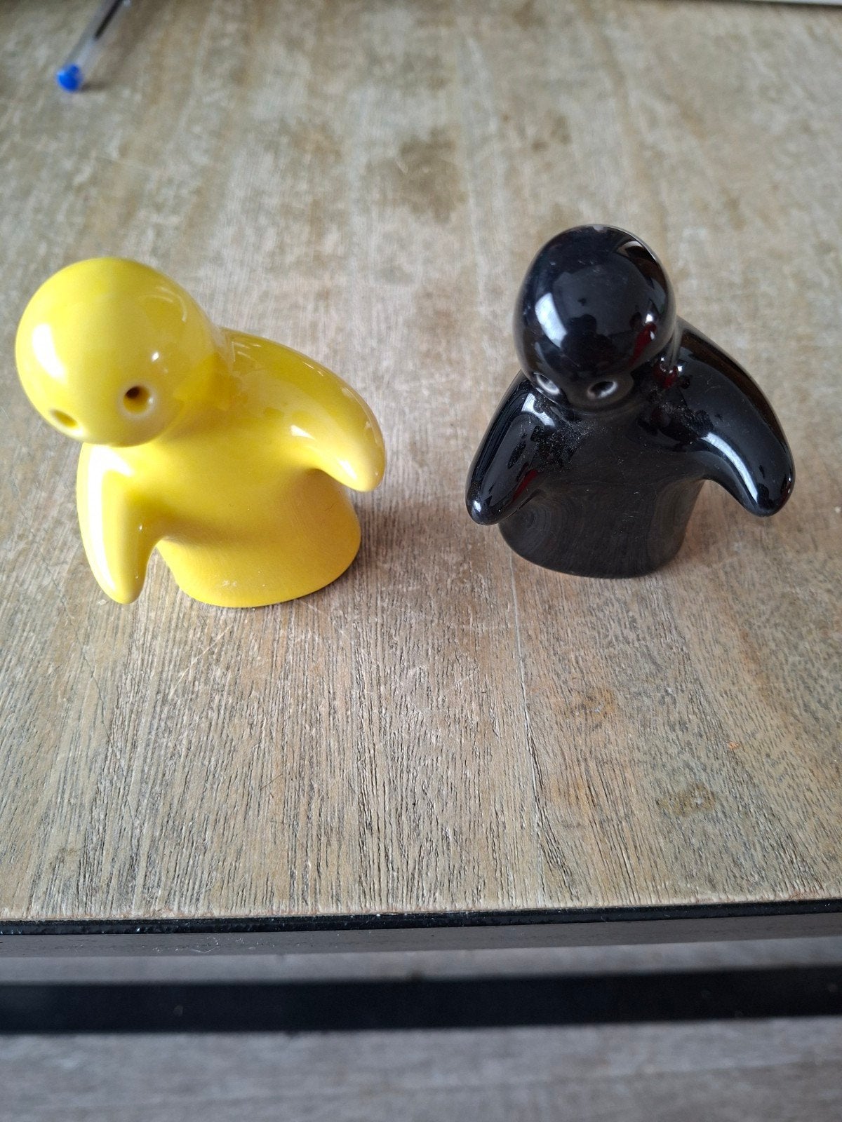 peper en zoutvaatje, Ophalen