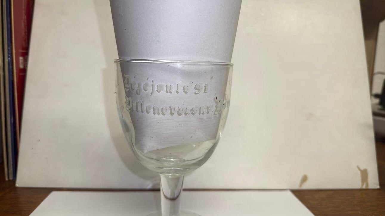 Verre à bière, trappiste Rochefort de collection, 1991, Collections, Enlèvement ou Envoi, Comme neuf