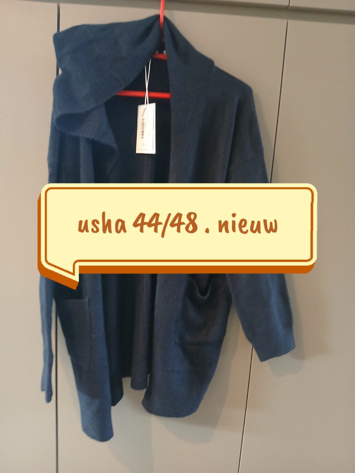 Vest usha 44/48 . nieuw, Blauw, Usha, Maat 46/48 (XL) of groter, Nieuw