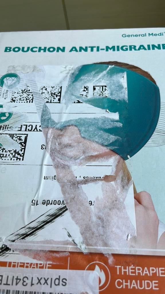 Bouchon anti migraine, Enlèvement ou Envoi