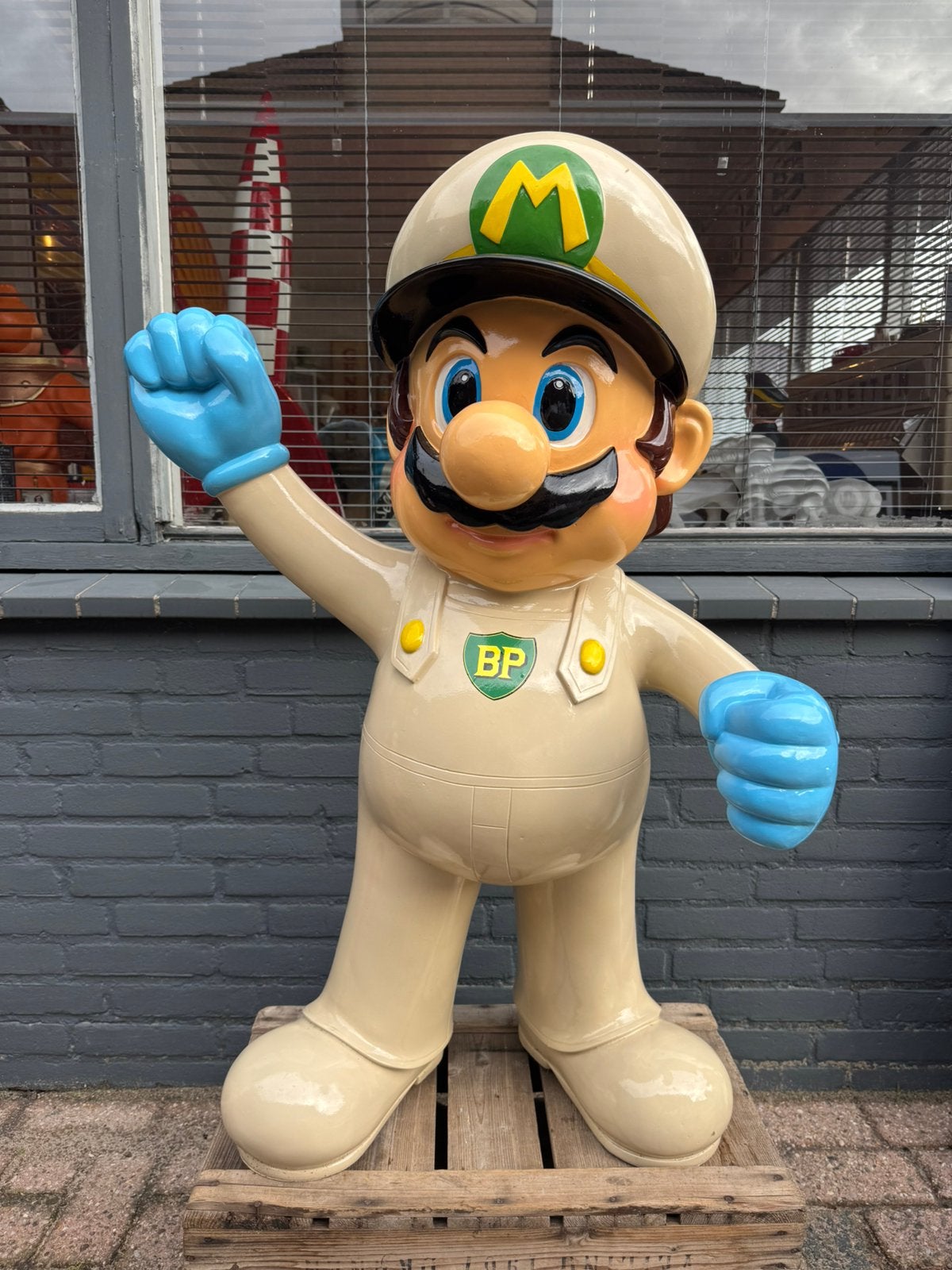 Groot Mario BP decoratie beeld, Ophalen, Gebruikt, Mens