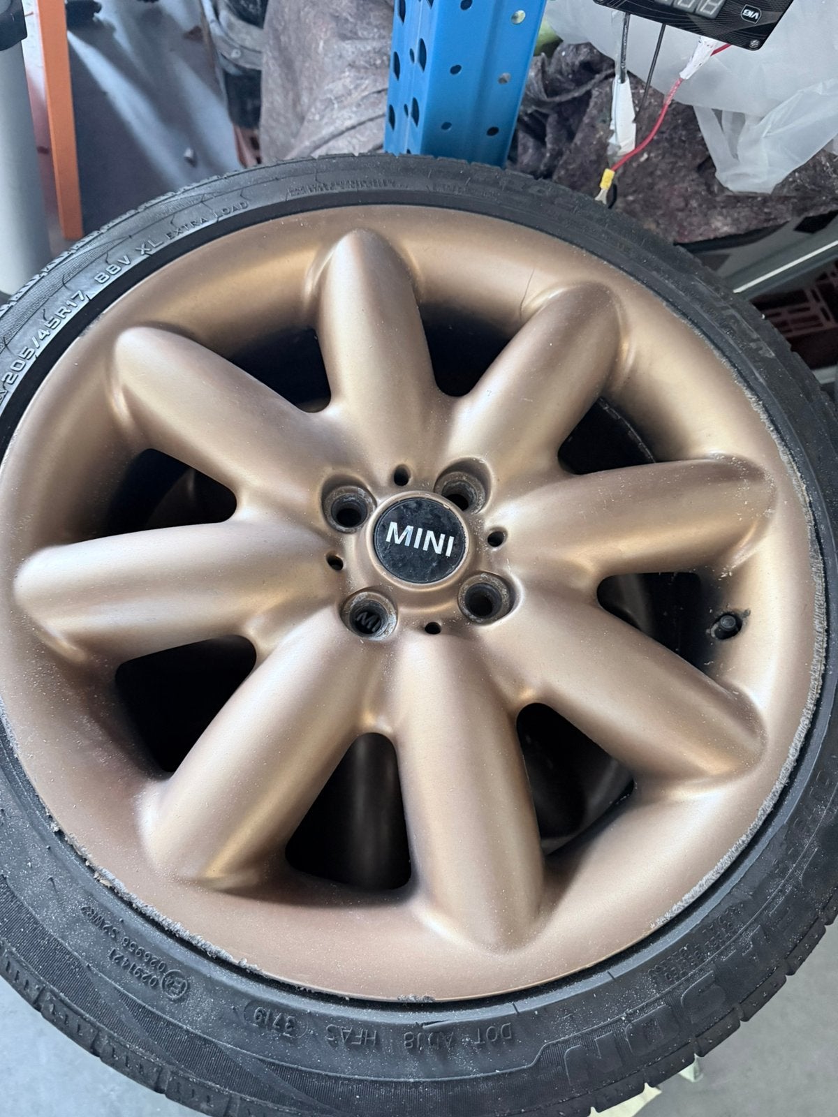 Velgen mini cooper 4 seizoensbanden, Enlèvement, Comme neuf