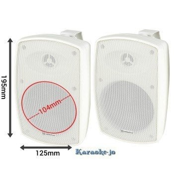 DAP EVO 4 - passieve 4-inch buiten speakers Wit, TV, Hi-fi & Vidéo, Enceintes, Envoi, Neuf, Autres types
