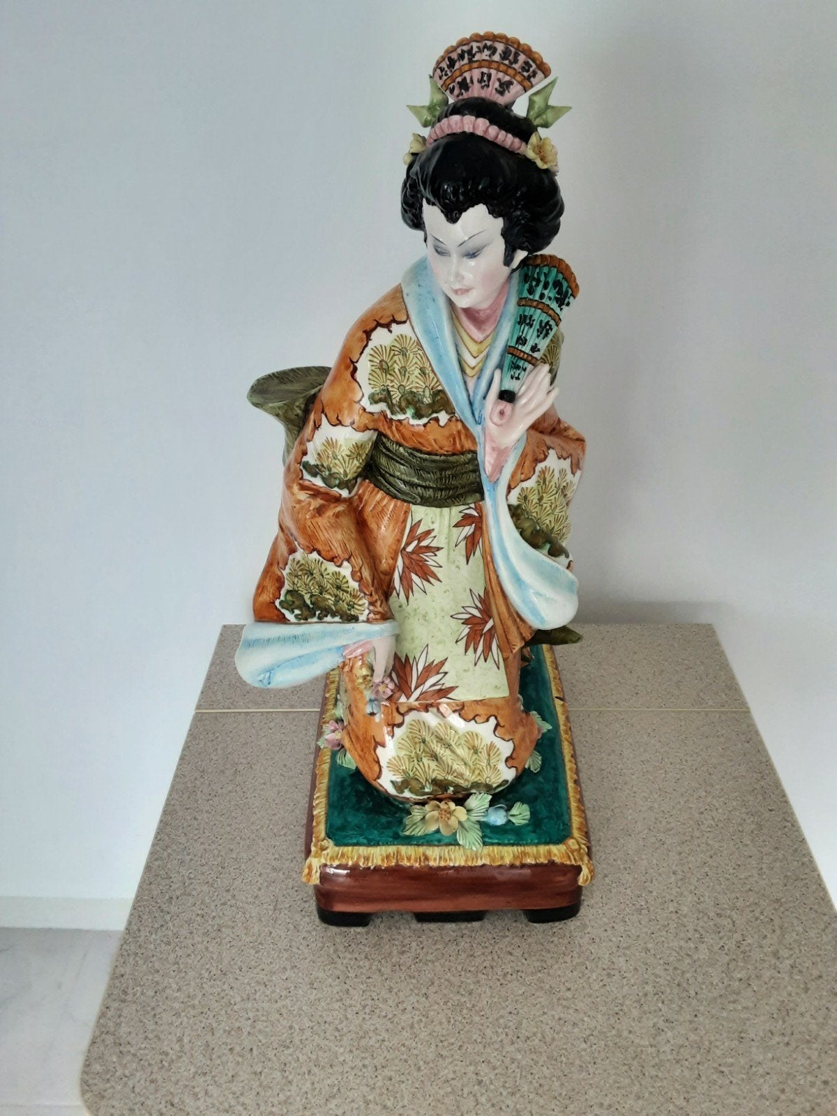 Benrose capodimonte porseleinen geisha beeld. Japanse dame., Antiek en Kunst, Antiek | Porselein, Ophalen