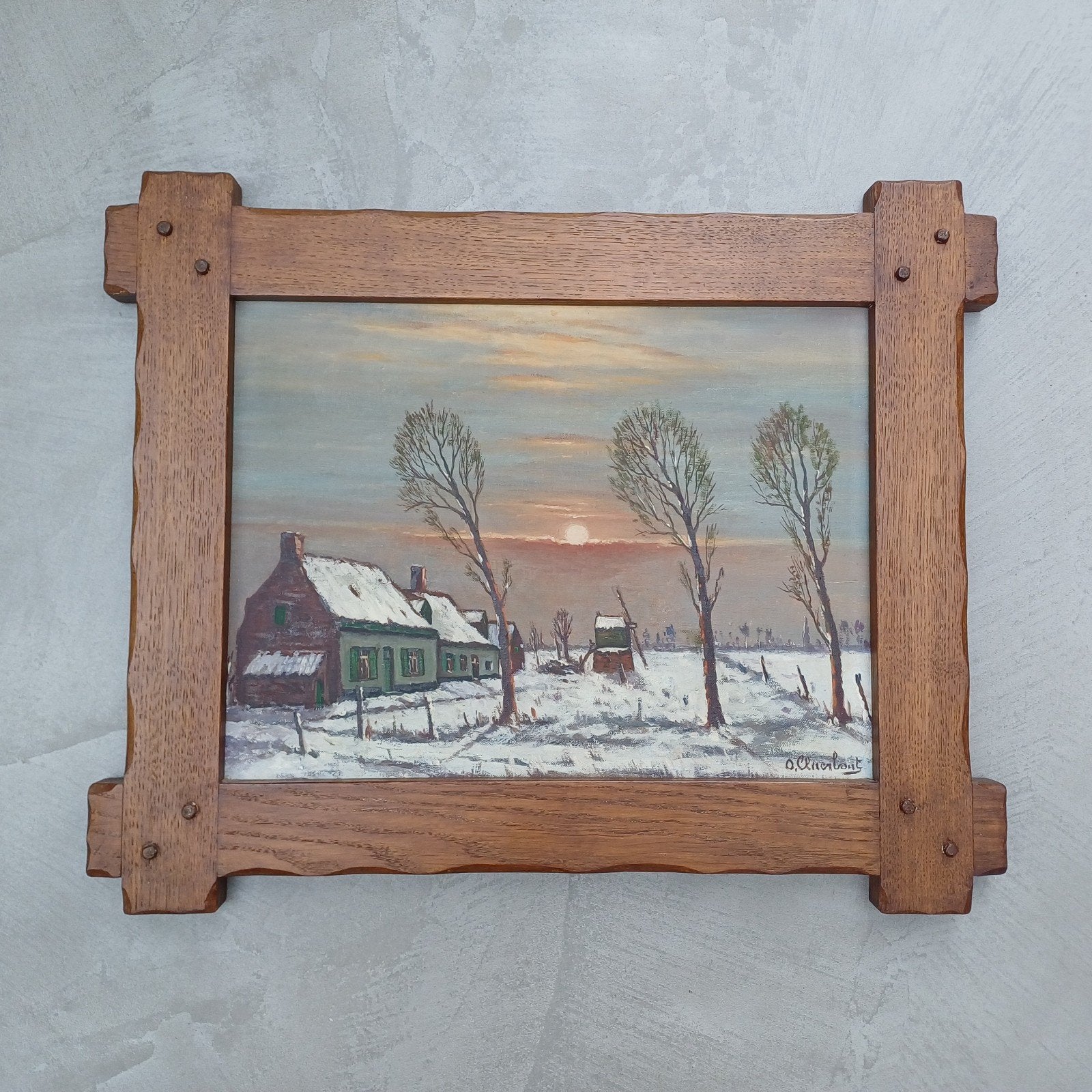 Schilderij Heule Preetjes Molen, Ophalen