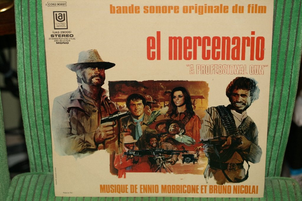 Lp 1969 - Ennio Morricone – El Mercenario, Cd's en Dvd's, LP, Ophalen of Verzenden, 12 inch, Gebruikt