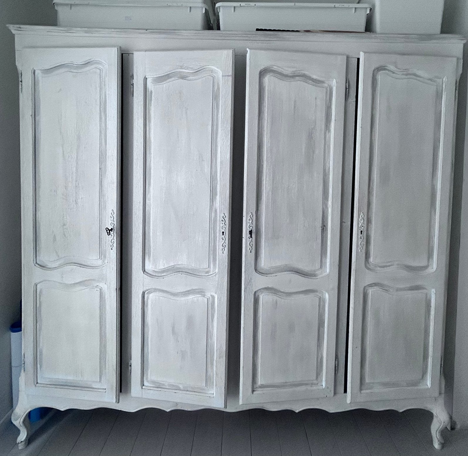 Armoire 194cm hauteur sur 204cm largeur, Antiquités & Art, Antiquités | Meubles | Armoires, Enlèvement