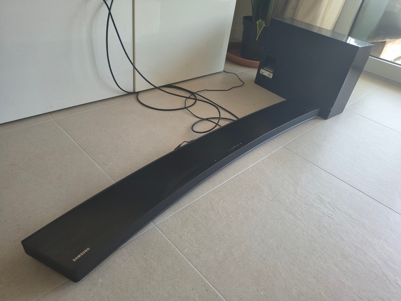Samsung soundbar met subwoofer (HW-J7500R), Enlèvement, Bluetooth, Comme neuf