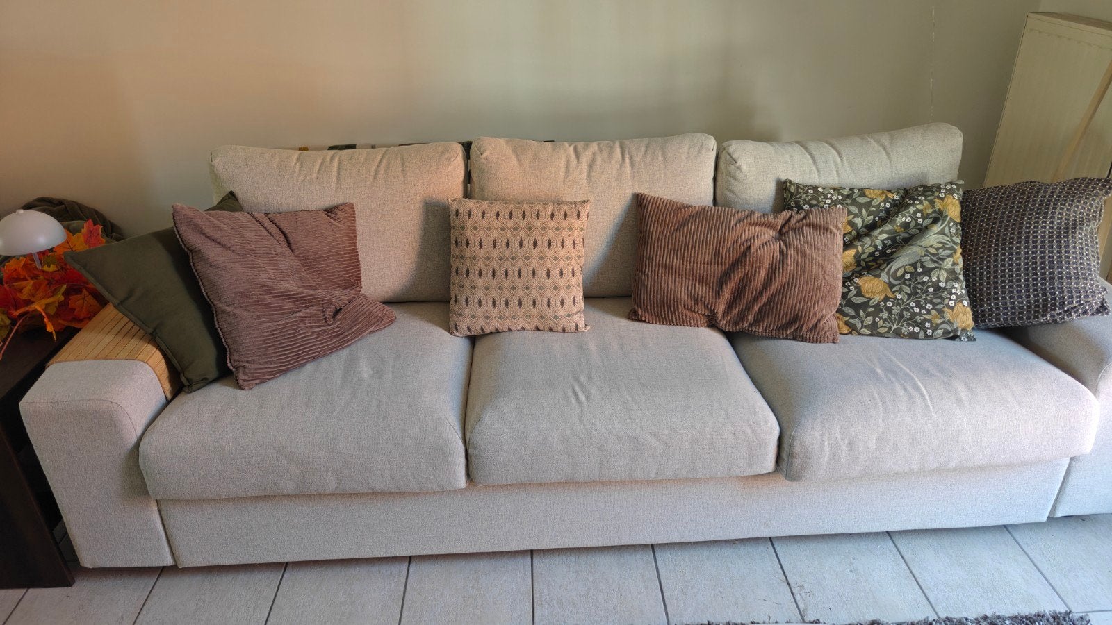 IKEA VIMLE GUNNARED BEIGE ZETEL 3-ZIT, Huis en Inrichting, Ophalen, Zo goed als nieuw, Stof