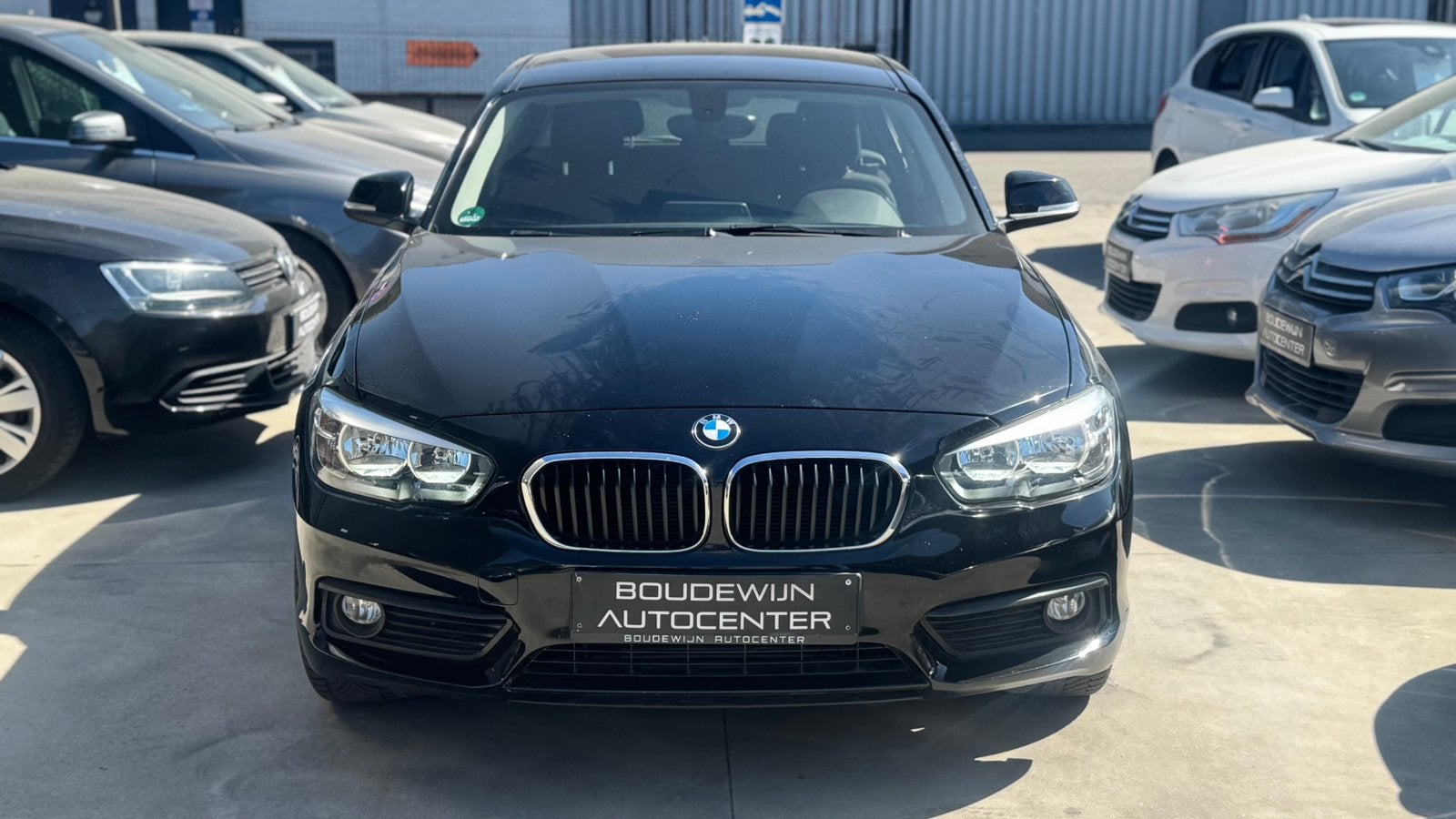 Bmw 1 Serie 116i 1.6Benzine 2015 149.xxxkm Topstaat Garantie, Autos, BMW, Achat, Entreprise, Noir, 5 portes