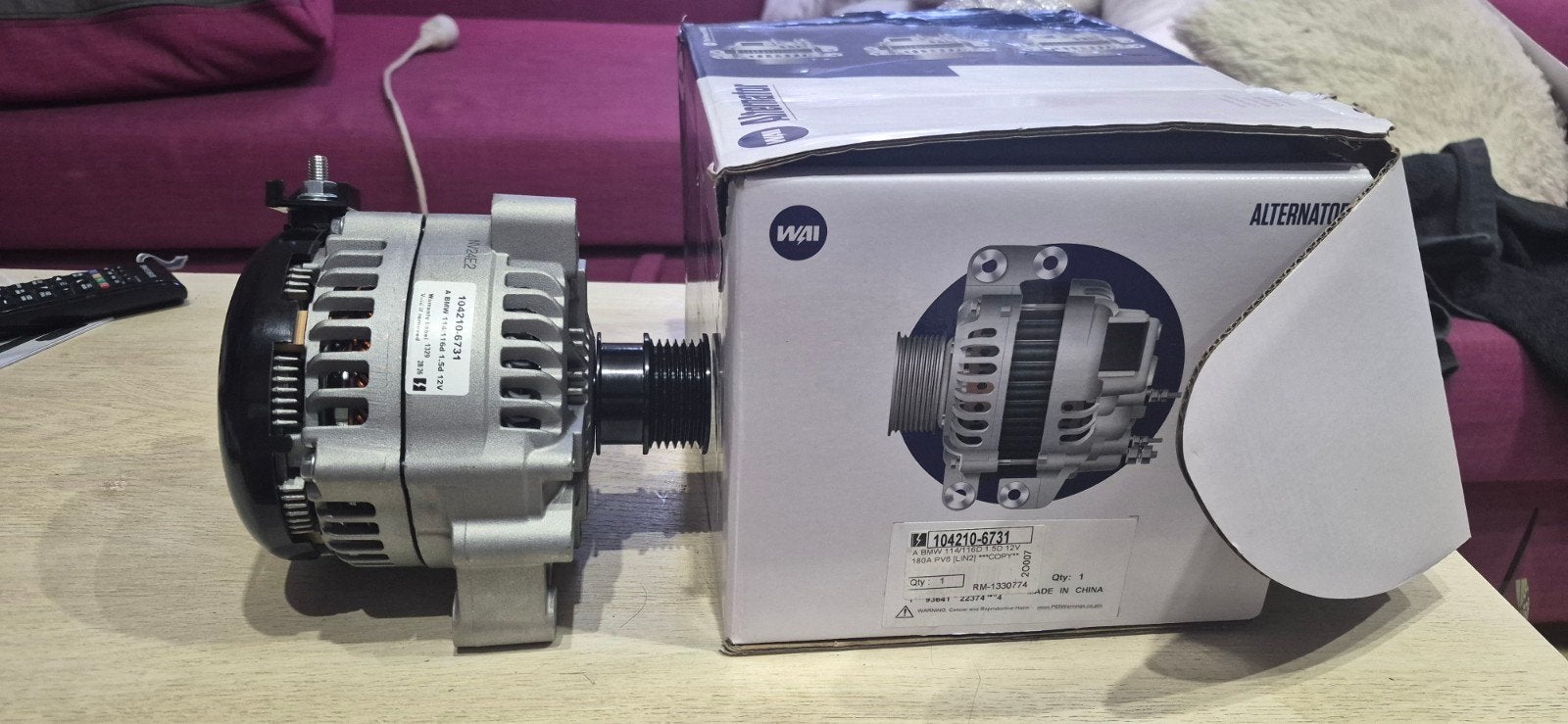 alternateur WAI pour bmw f20 lci 114/116d moteur b37d, Enlèvement, Neuf, BMW