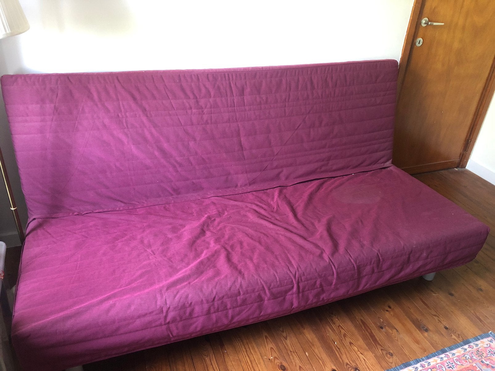 Zetelbed ikea, Ophalen, Gebruikt, Paars, Overige maten