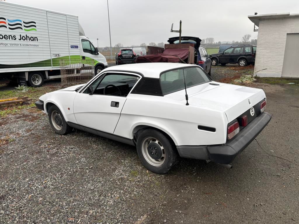 Triumph TR7, Auto's, Oldtimers, Stof, Triumph, Wit, Bedrijf
