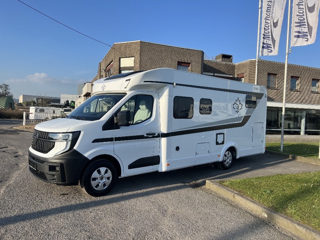 Ahorn Camp TE 740 Plus | Twinbedden + Hefbed | Full-Option, Caravanes & Camping, Réfrigérateur, Automatique, 7 à 8 mètres, Jusqu'à 4