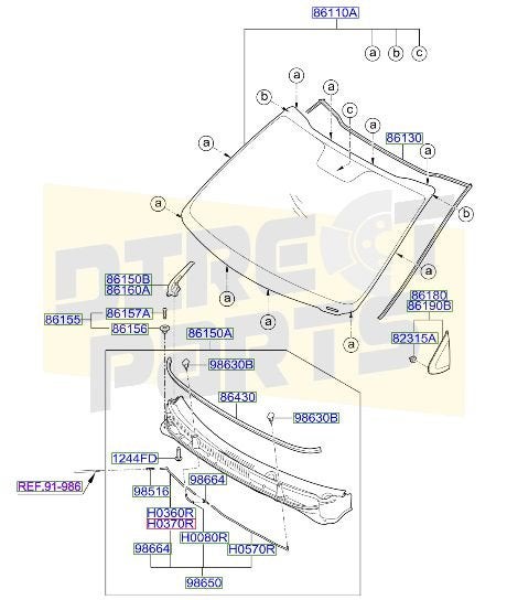 Kia Portier 4 deurs voor Kia Picanto (17-) 86180G6000 RESTPA, Autos : Pièces & Accessoires, Neuf, Kia, -, Porte
