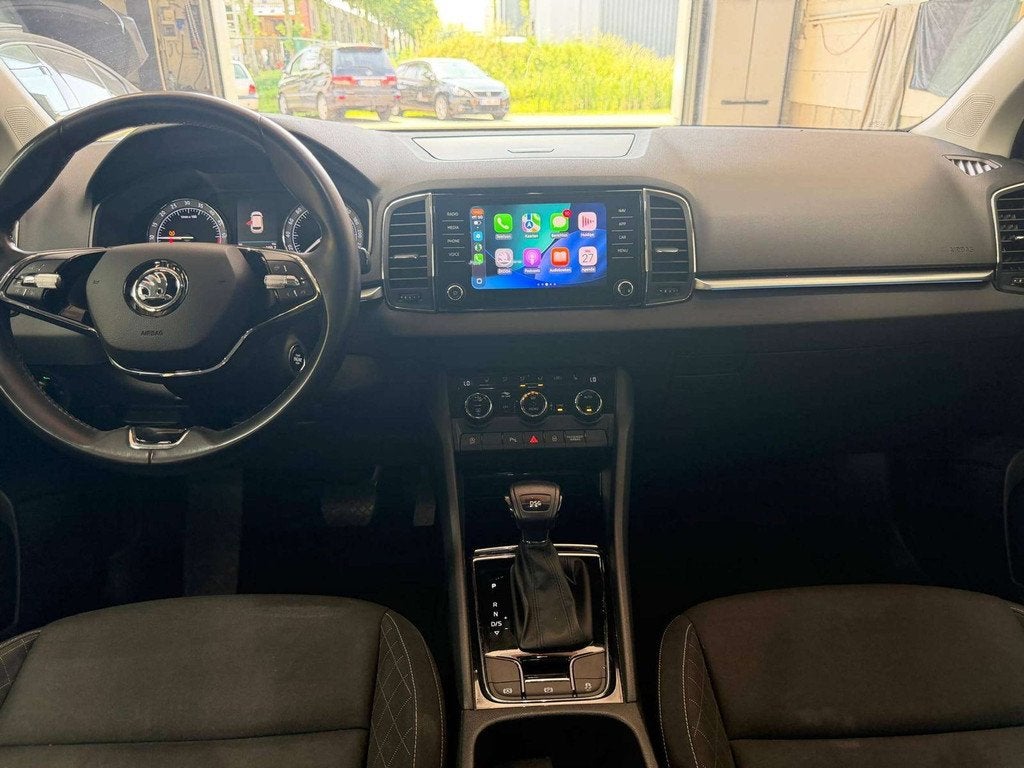 Skoda Karoq 2.0 TDi DSG Ambition Keyless/Camera/Carplay/Zete, Auto's, Automaat, Stof, Gebruikt, Euro 6