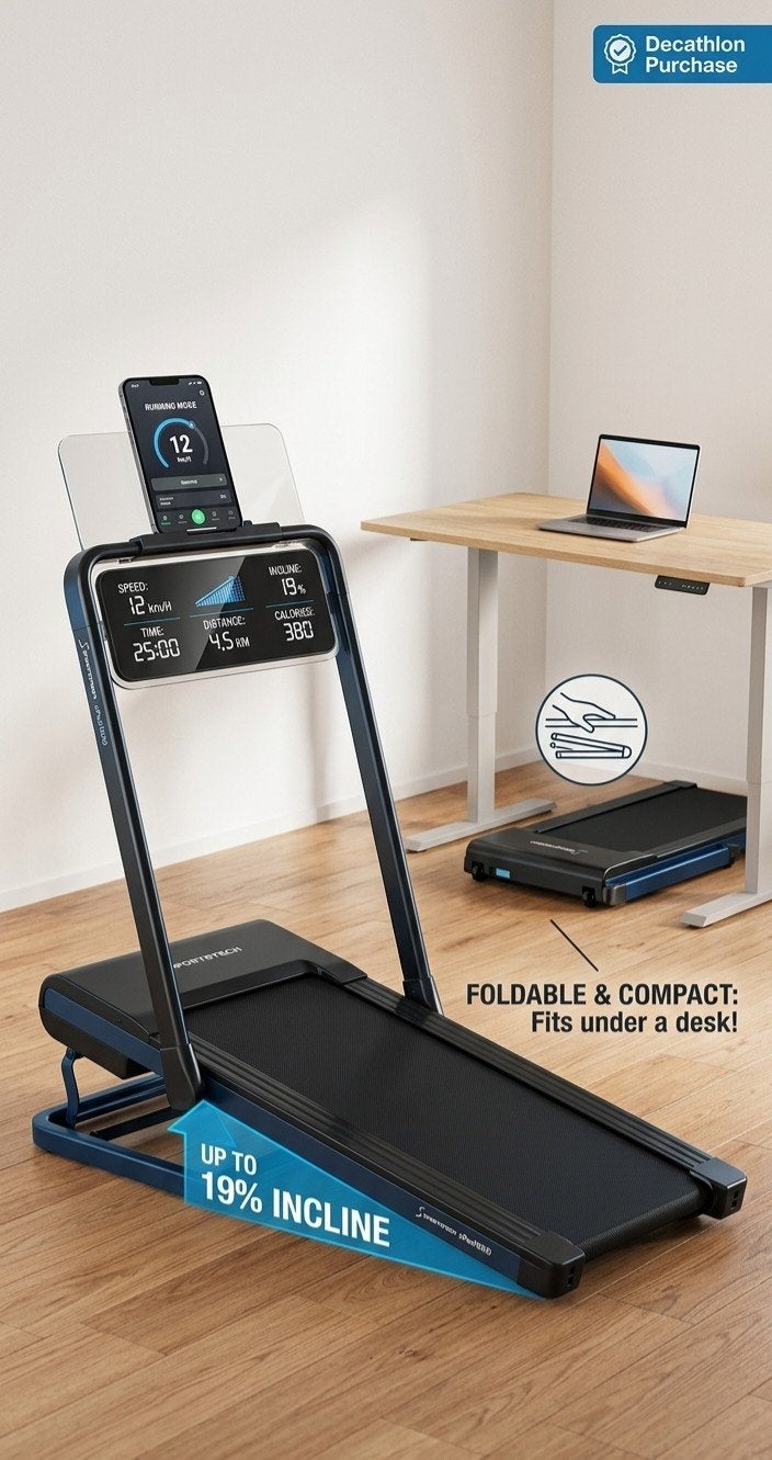 ​‍️ Tapis de course Sportstech sPad1000, Sports & Fitness, Appareils de fitness, Vélo elliptique, Enlèvement