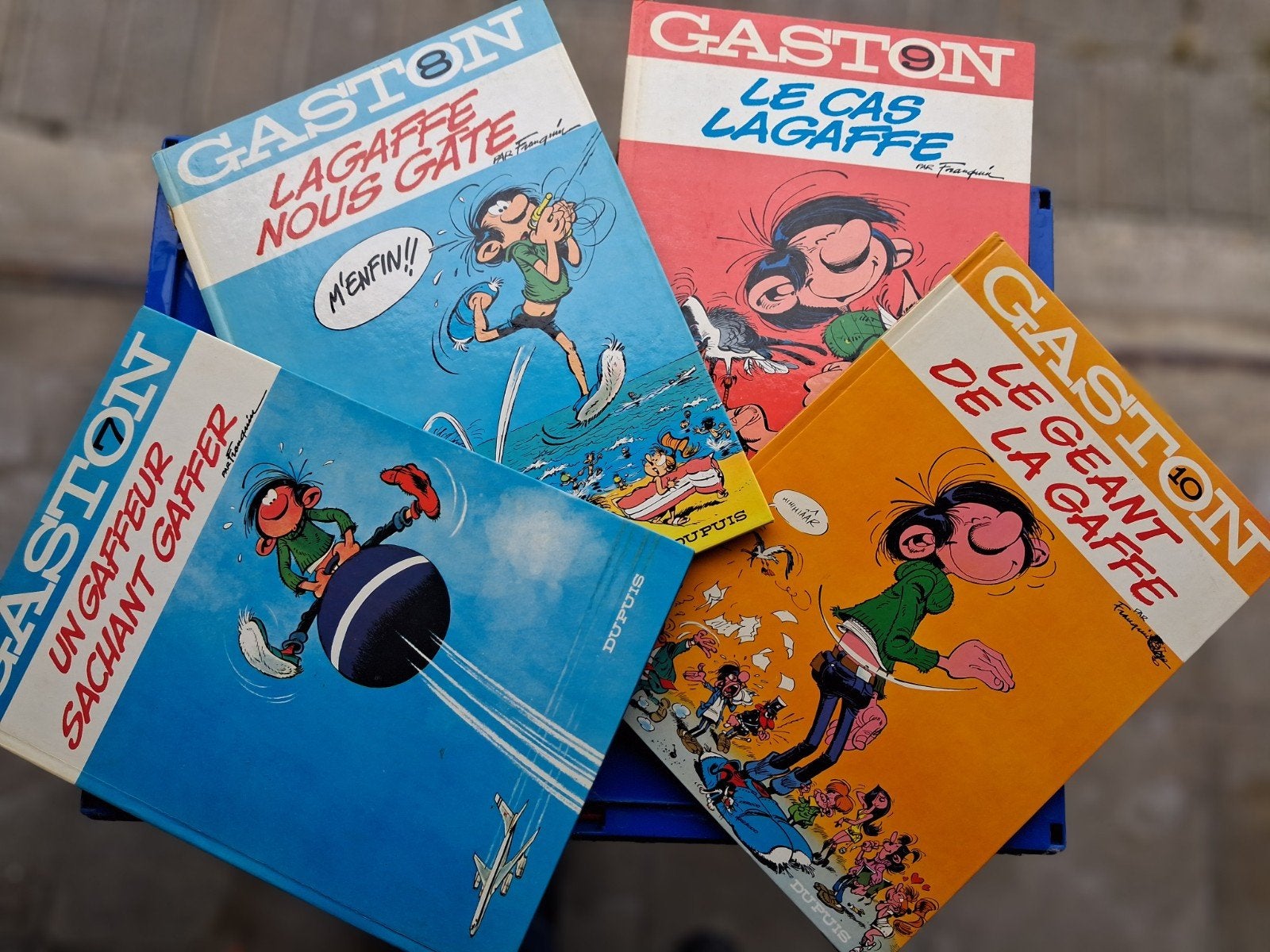 Lot de 4 BD de Gaston Lagaffe, Enlèvement, Utilisé