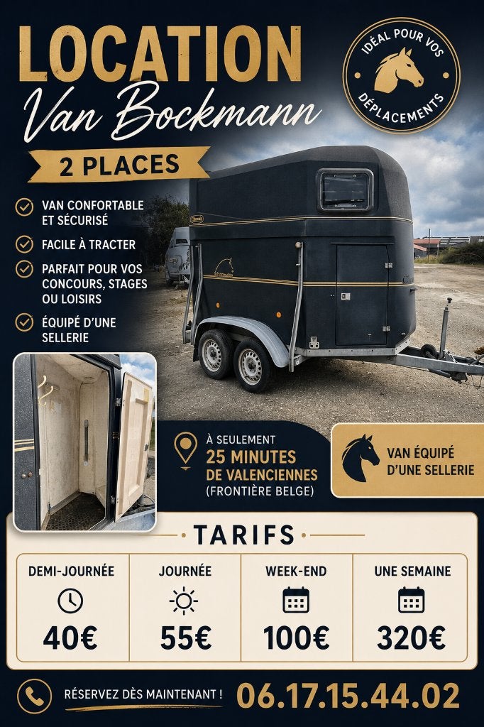 Location van chevaux, Autos : Divers, Remorques, Enlèvement, Utilisé