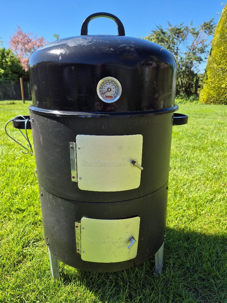 Rookoven/barbecue 3 in 1 merk : barbecook, Ophalen, Zo goed als nieuw, Barbecook, Met accessoires