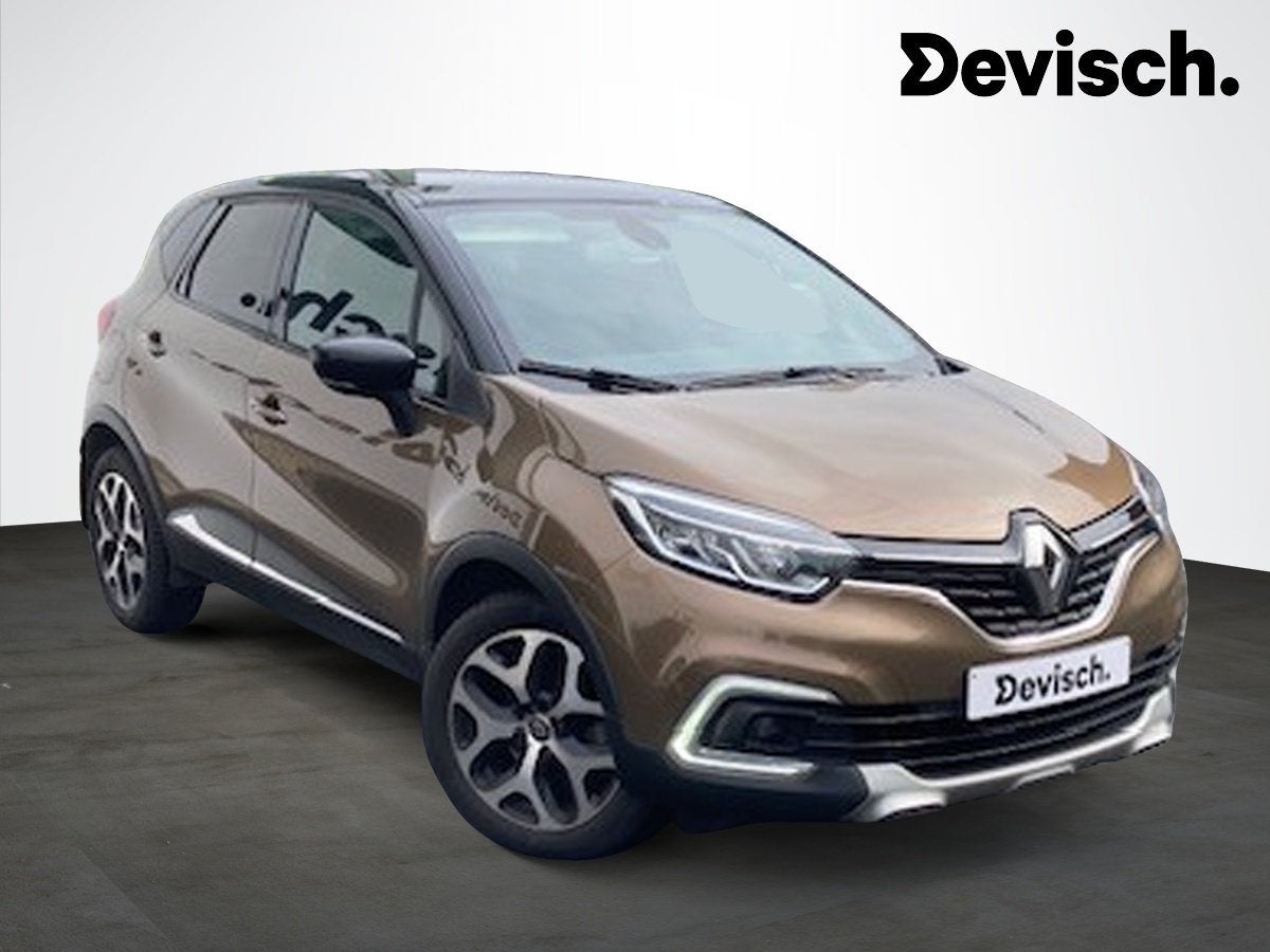 Renault Captur INTENS TCE 120 EDC (bj 2018, automaat), Auto's, Stof, Euro 6, 4 cilinders, Bruin
