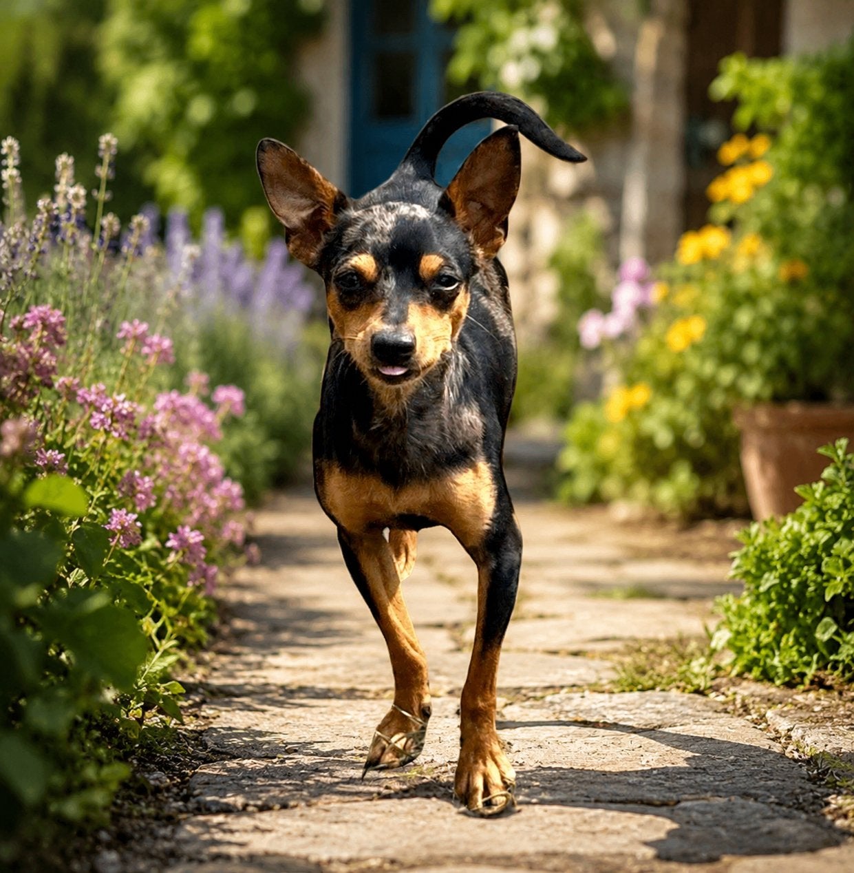 Prachtige Praagse rattler reu met stamboom, Animaux & Accessoires, Chiens | Bouledogues, Pinschers & Molossoïdes, 1 à 2 ans, Chien (mâle)