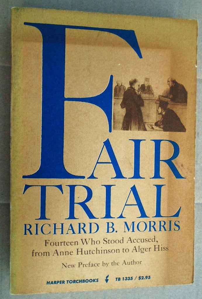 Fair Trial - 1967 - Richard B. Morris (1904–1989), Ophalen of Verzenden, Gelezen, Richard Brandon Morris (1904–1989)