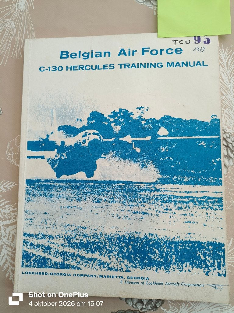 Manuel d'entraînement du C-130 de l'armée de l'air belge, Enlèvement, Armée de l'air, Livre ou Revue
