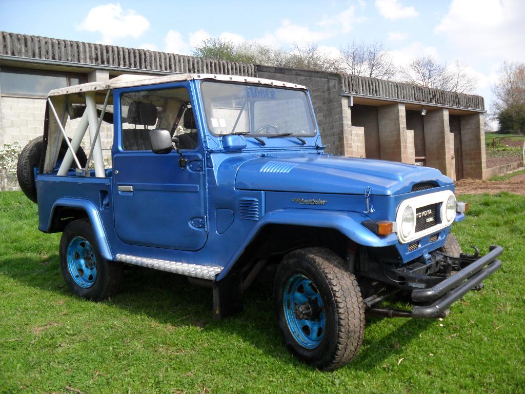 TOYOTA bj40, Auto's, Stof, 4 cilinders, Cabriolet, Blauw