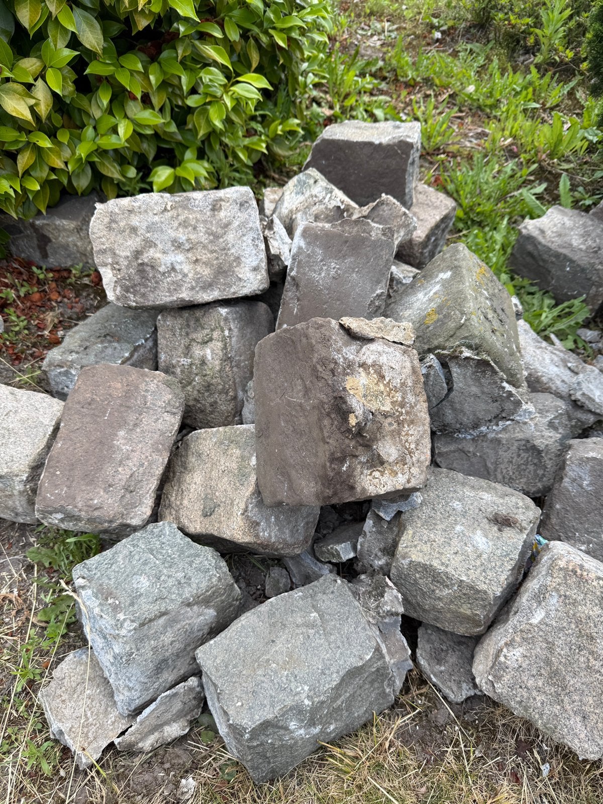 Pavés (pavés), Jardin & Terrasse, Quartz, Anthracite, Comme neuf, Enlèvement