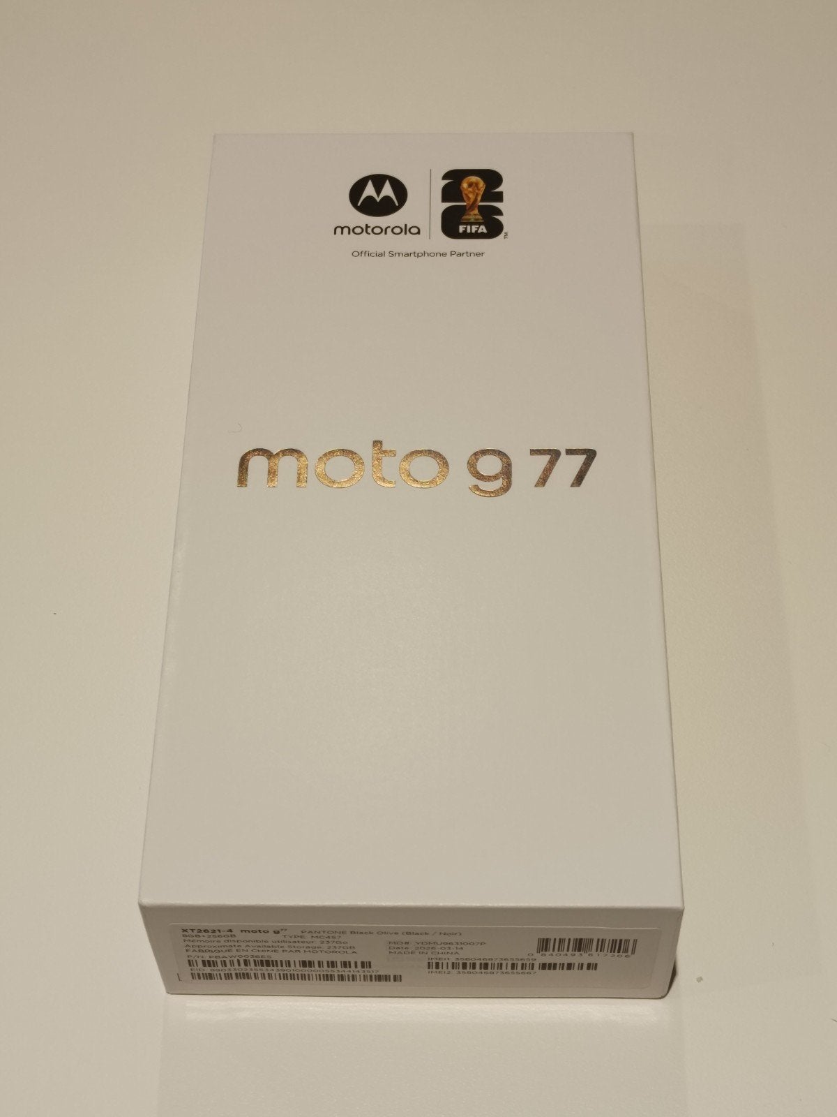 Motorola moto g77 nieuw, ongeopende verpakking, Enlèvement, Noir, Autres modèles