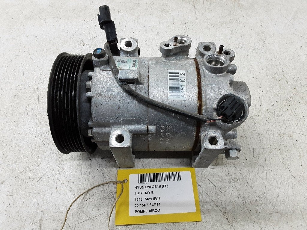 COMPRESSEUR CLIMATISATION Hyundai i20 (GBB) (VS14E0JVA0927), Hyundai Motor Deutschland GmbH, Kaiserleipromenade 5
63067  Offenbach am Main, DE