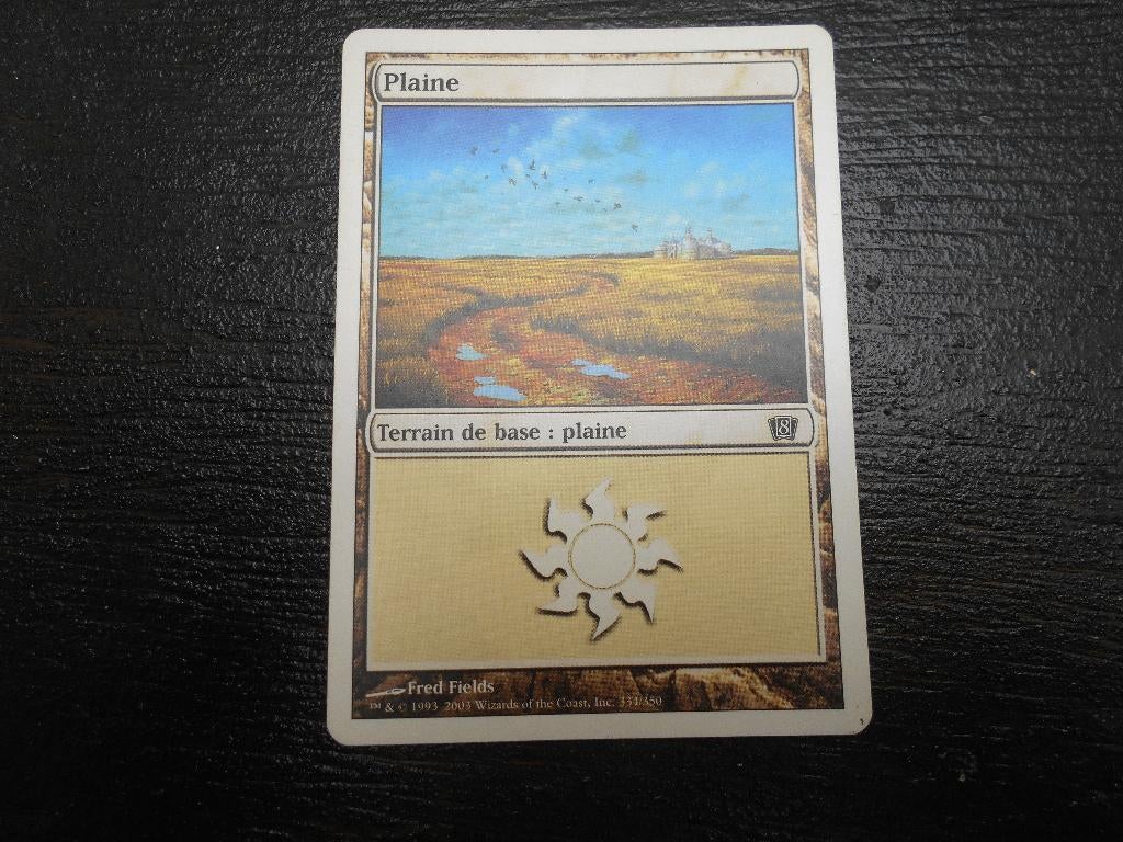 magic card The gathering terrain de base plaine, Ophalen of Verzenden, Nieuw