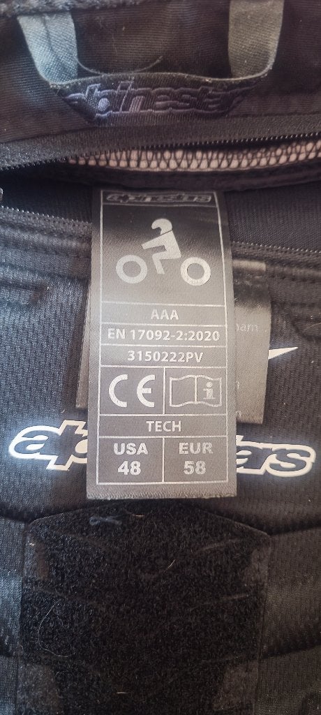 Alpinestars Missile Ignition V2 1 pièce taille 58, Motos, Seconde main, Enlèvement ou Envoi, Alpinestars, Combinaison