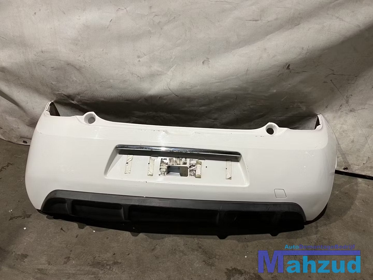 Citroen DS3 (SA) Wit achterbumper 2009-2016, Gebruikt, Citroën, Stellantis N.V., Achter