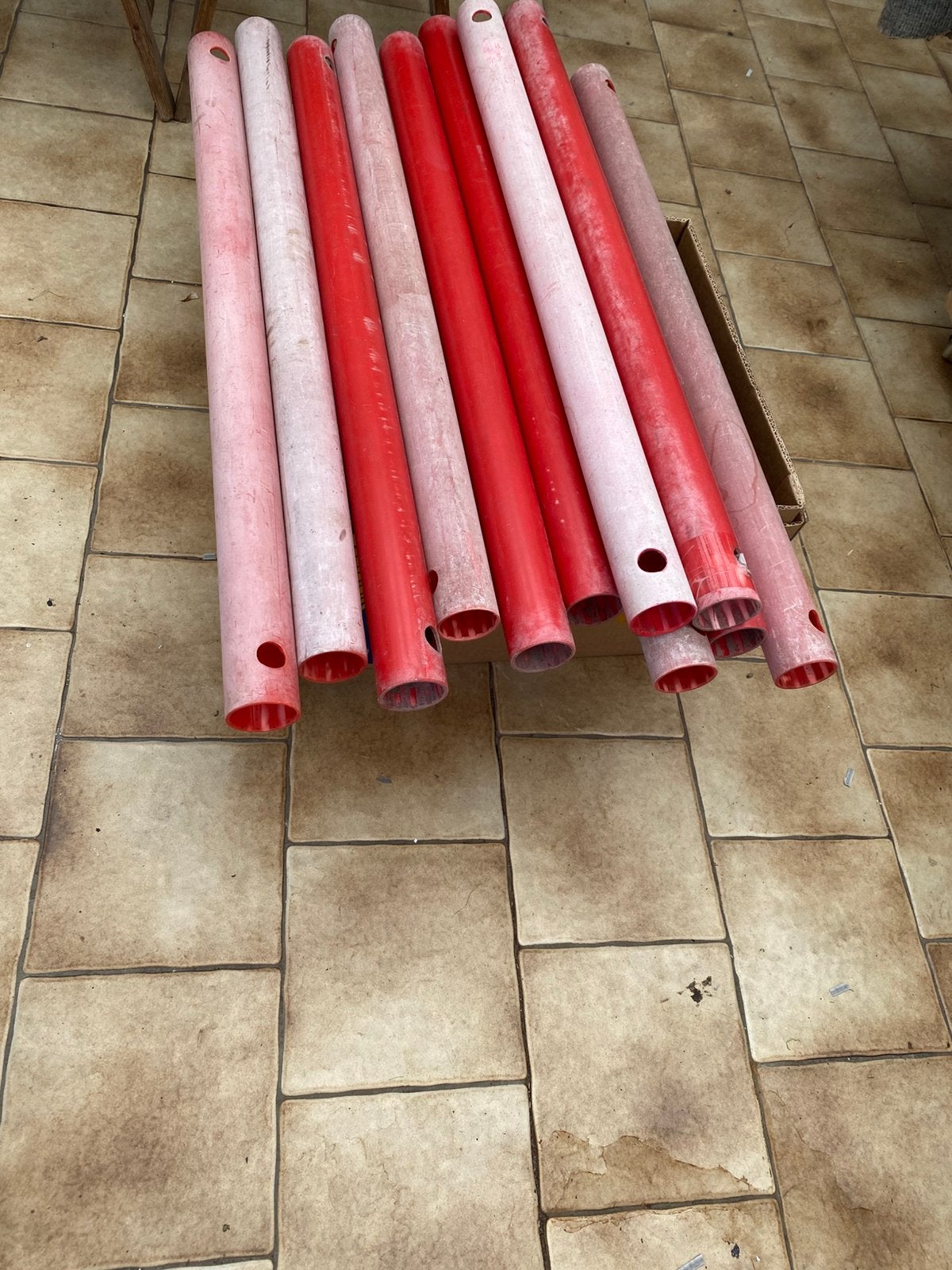 Quadro lange buizen 75 cm 11 st.verschenen doorzon even ste, Ophalen, Gebruikt