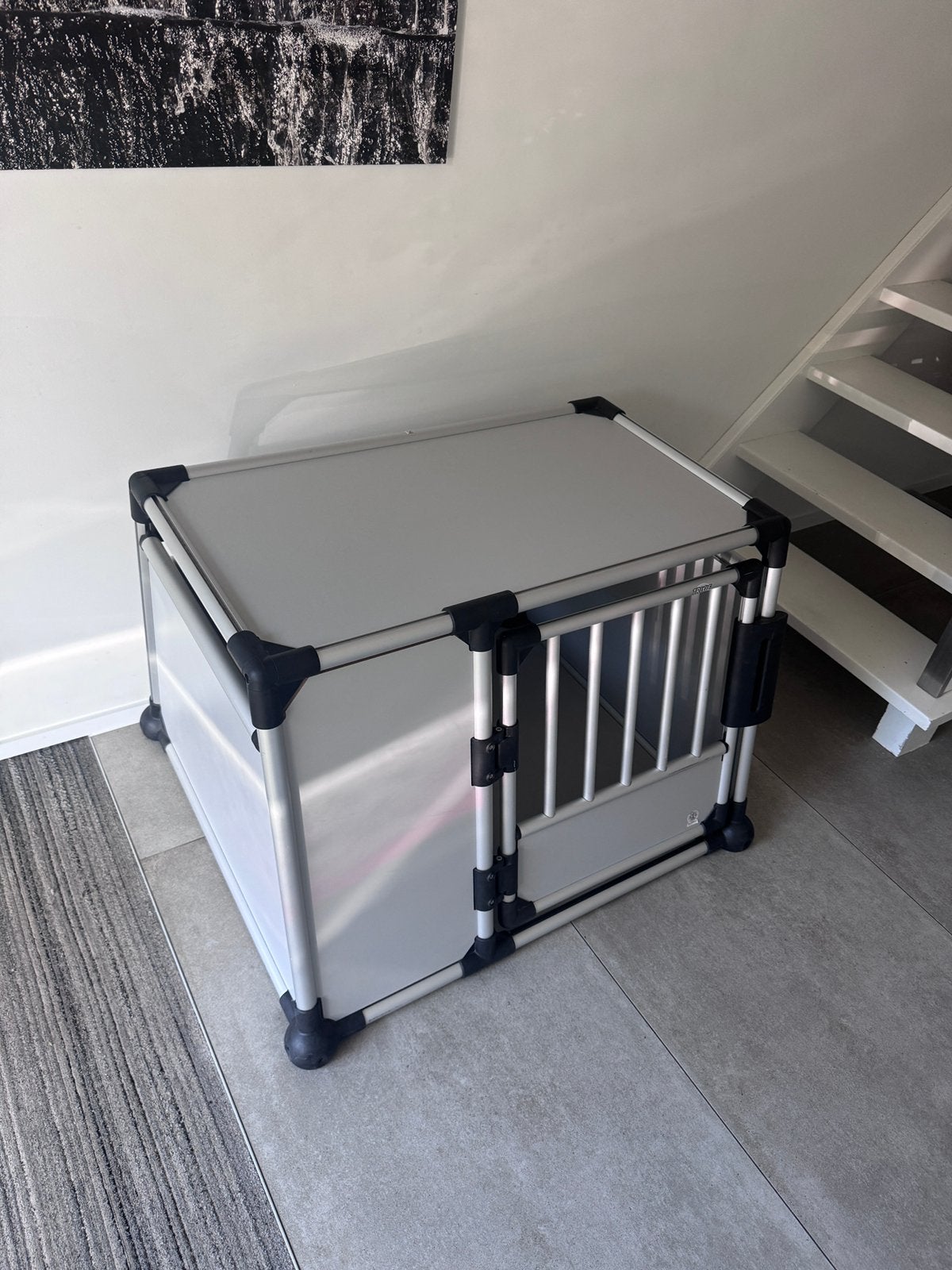 Trixie L auto hondenbench aluminium, Dieren en Toebehoren, Hondenbenches, Ophalen, Zo goed als nieuw