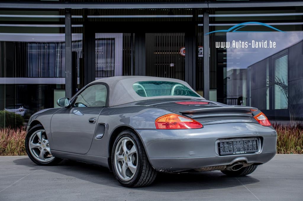 Porsche Boxster 986 2.7i Tiptronic/Hardtop/Historique, Autos, Porsche, Cuir, Argent ou Gris, Achat, 155 kW