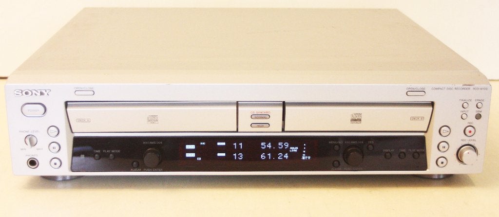 Sony RCD-W100 Compact Disc Recorder / 2004 - 2007 / Japan, Audio, Tv en Foto, Cd-spelers, Ophalen of Verzenden, Zo goed als nieuw