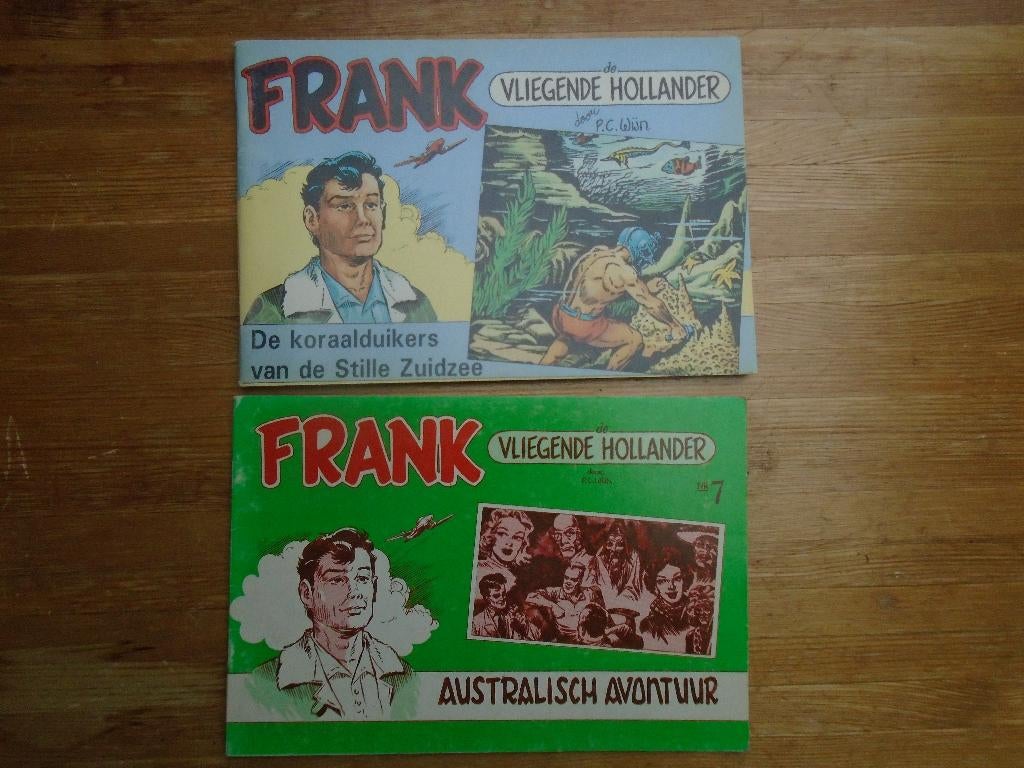 frank, de vliegende hollander, Gelezen, Pc wijn, Ophalen of Verzenden, Meerdere stripboeken