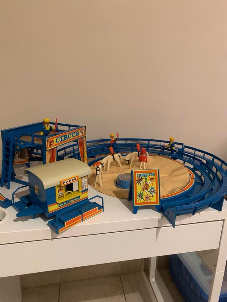 3510 / 3512/ 3711 playmobil circus, olifant, acrobaten, Ophalen, Zo goed als nieuw