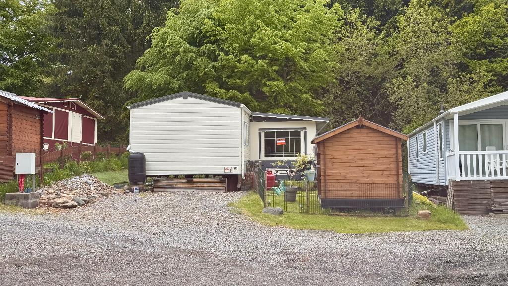 Stacaravan met wintervaste voortent, camping Ardennen, Caravans en Kamperen, Meer dan 6
