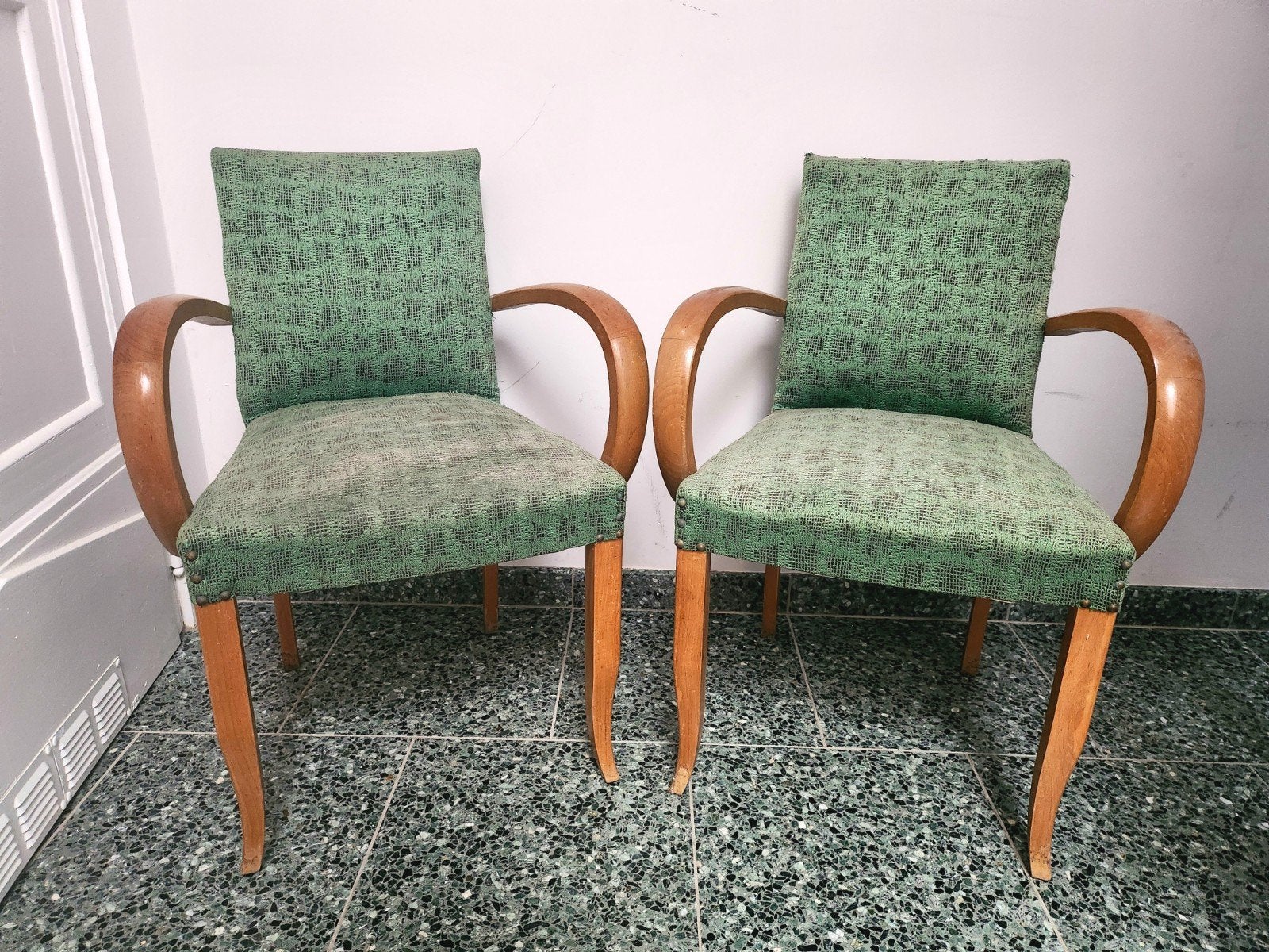 Twee Artdeco stoelen, Ophalen