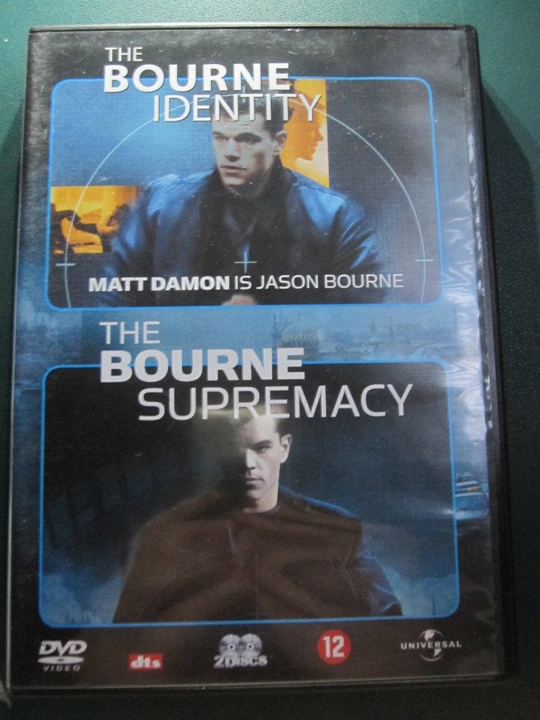The Bourne Identity + The Bourne Supremacy (2 disc), Cd's en Dvd's, Vanaf 12 jaar, Ophalen of Verzenden, Zo goed als nieuw, Actiethriller