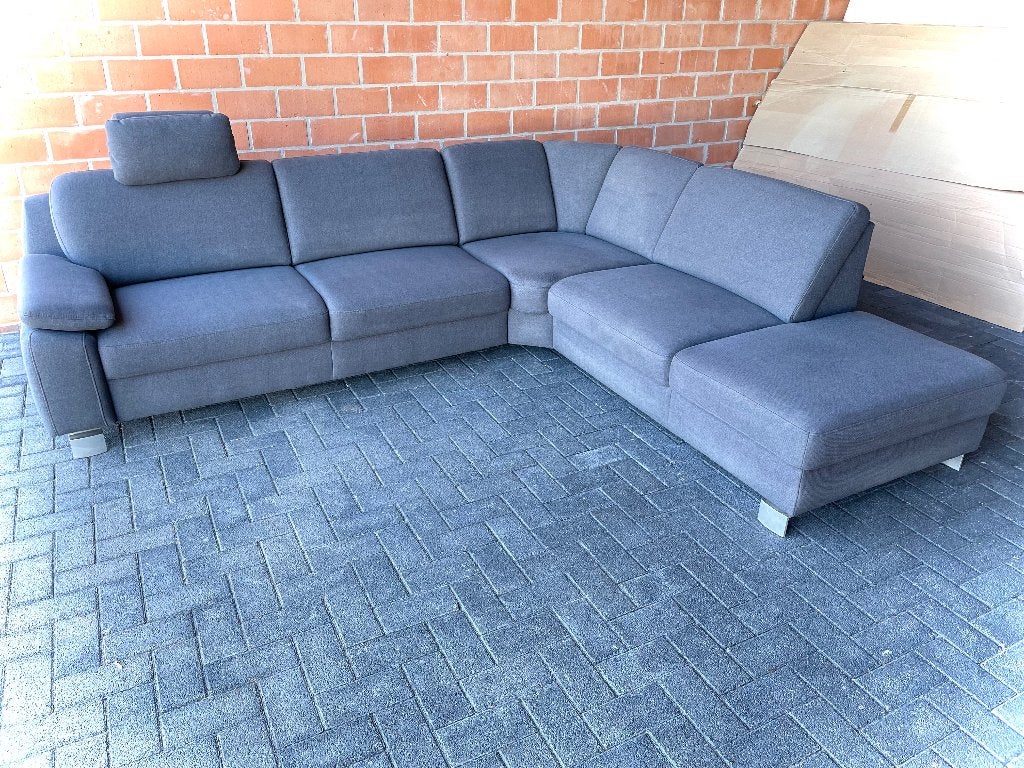Hoeksalon in stof / zeer goede staat !, Huis en Inrichting, Zetels | Complete zithoeken, Ophalen, Zo goed als nieuw, Stof