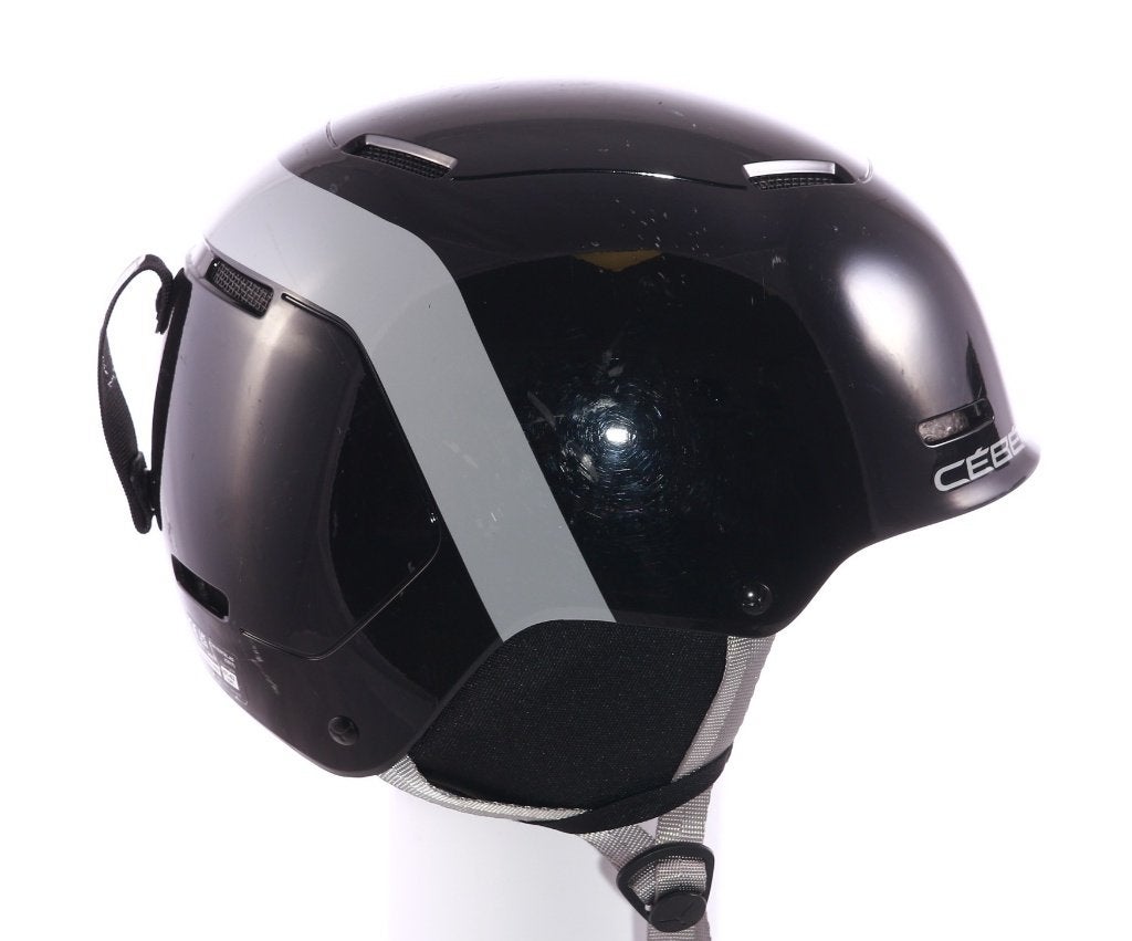 61 62 63 cm ski snowboard helm CEBE POW, Black/grey, Gebruikt, Verzenden, Overige typen, Carve