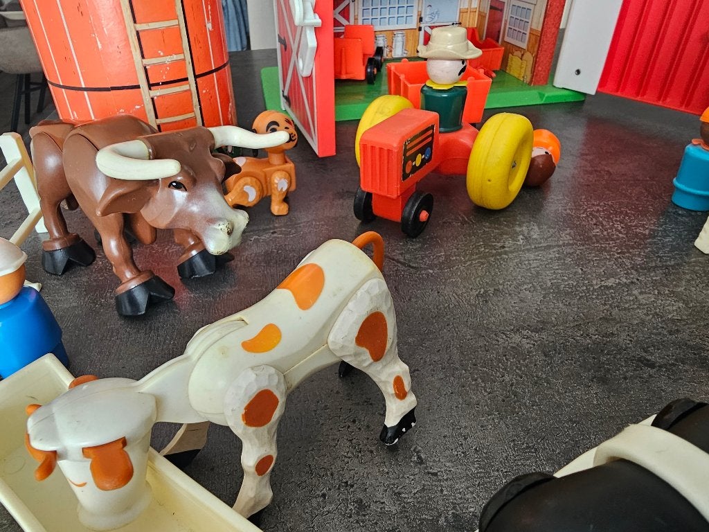 Fisher Price Family Play Farm "Vintage", Ophalen of Verzenden, Gebruikt, Speelset, Met geluid